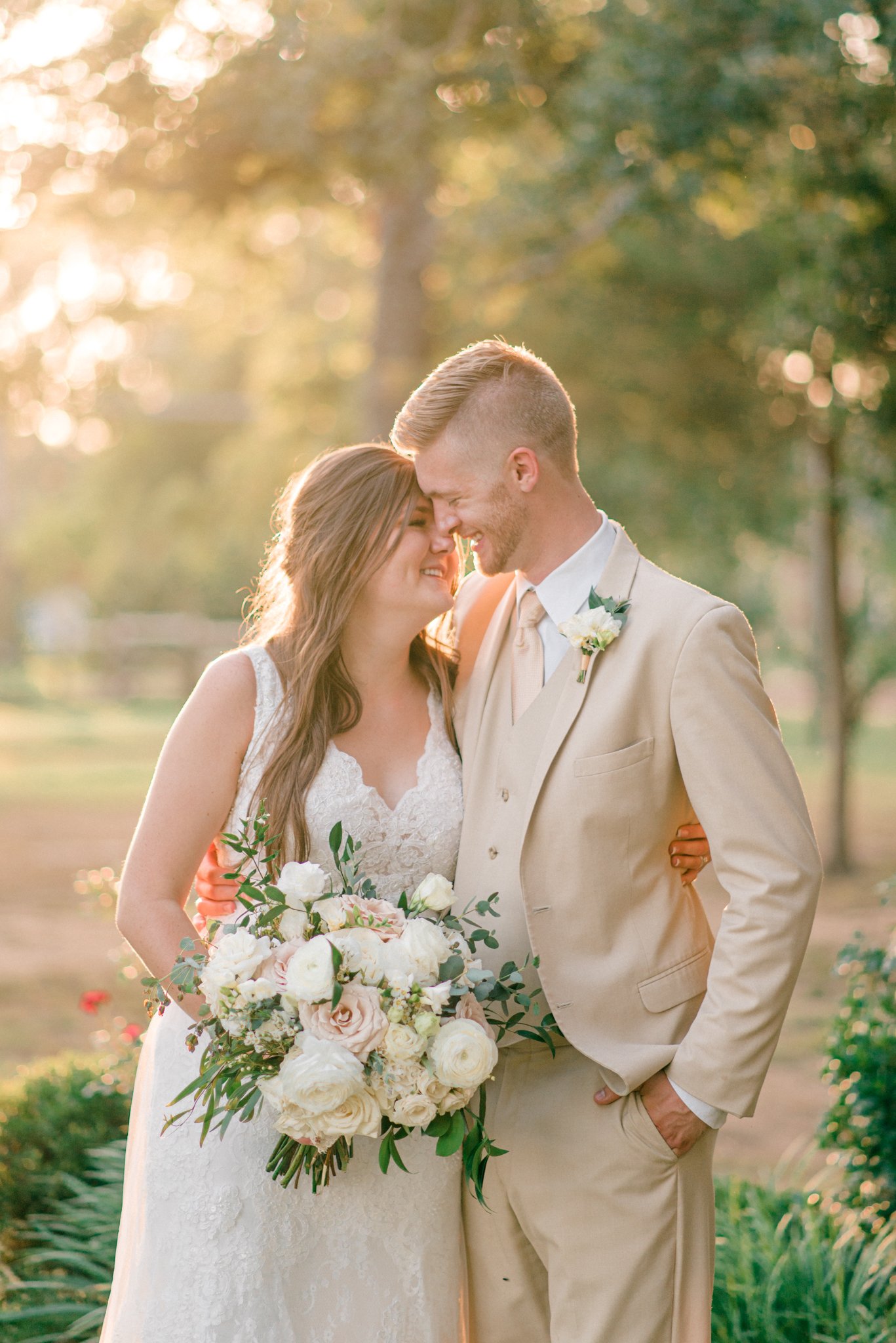 Tyler tx Bridal Bouquet with Blush Roses